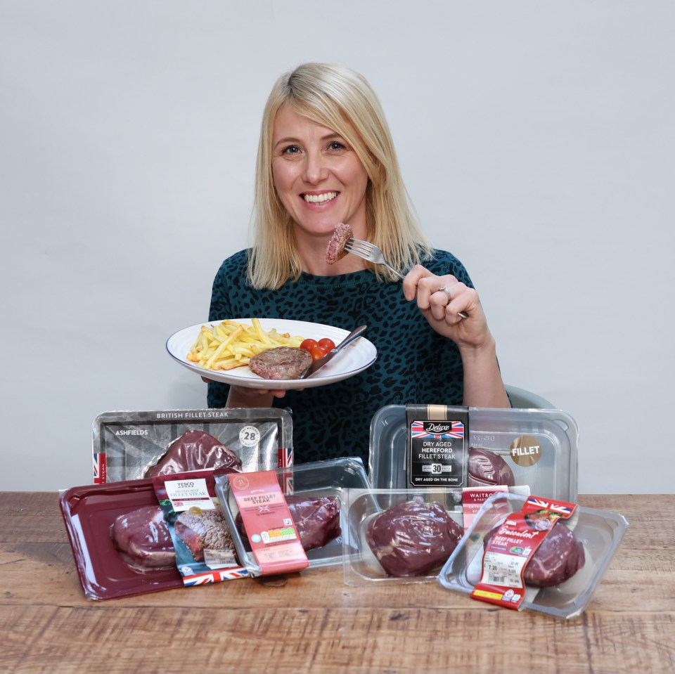 Lynsey Hope has tested steaks at the supermarkets ahead of New Year’s Eve