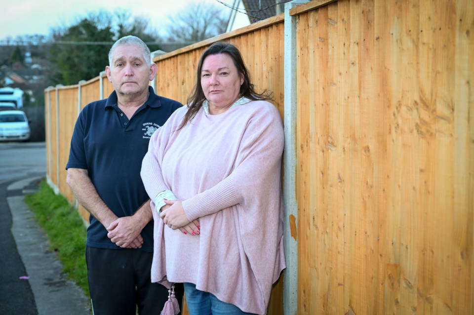 Susan and Andrew have been given just months to reduce the height of their fence by half