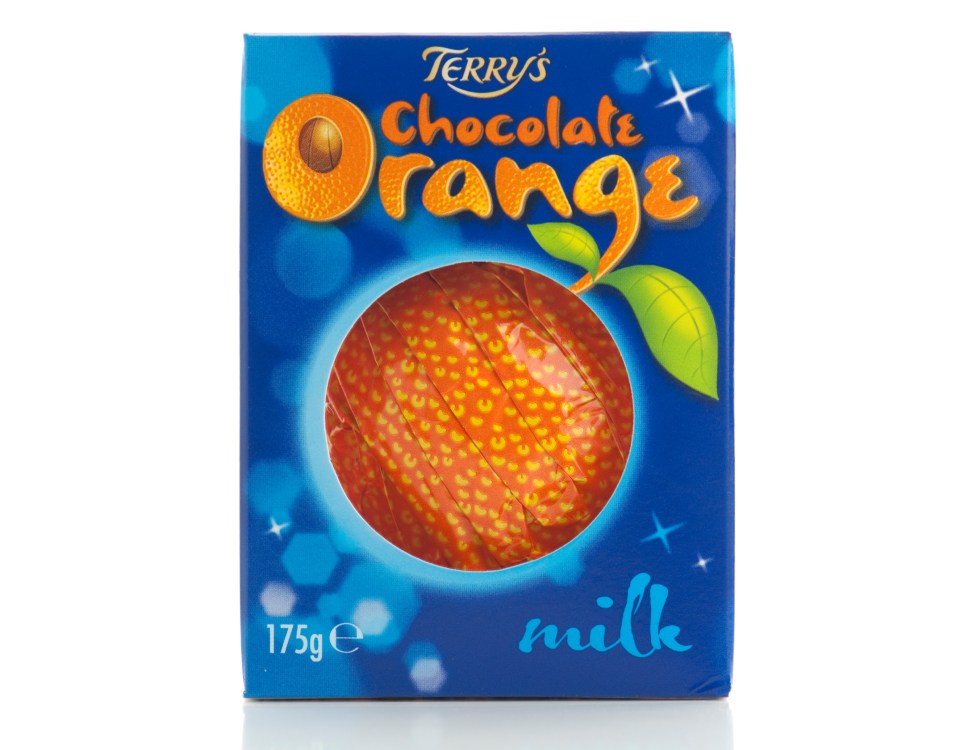 Terry’s is famous for its chocolate oranges that are usually sold over Christmas