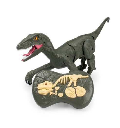 This dino is remote-controlled - just remember you'll need to buy batteries to go with it