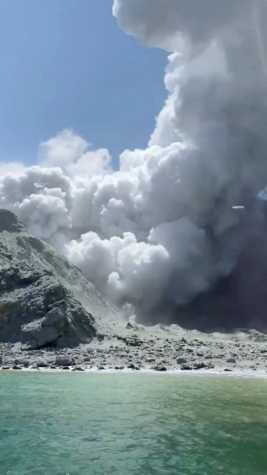 Following the eruption in 2019, the popular tourist destination was soon engulfed by spewing ash, steam and gasses