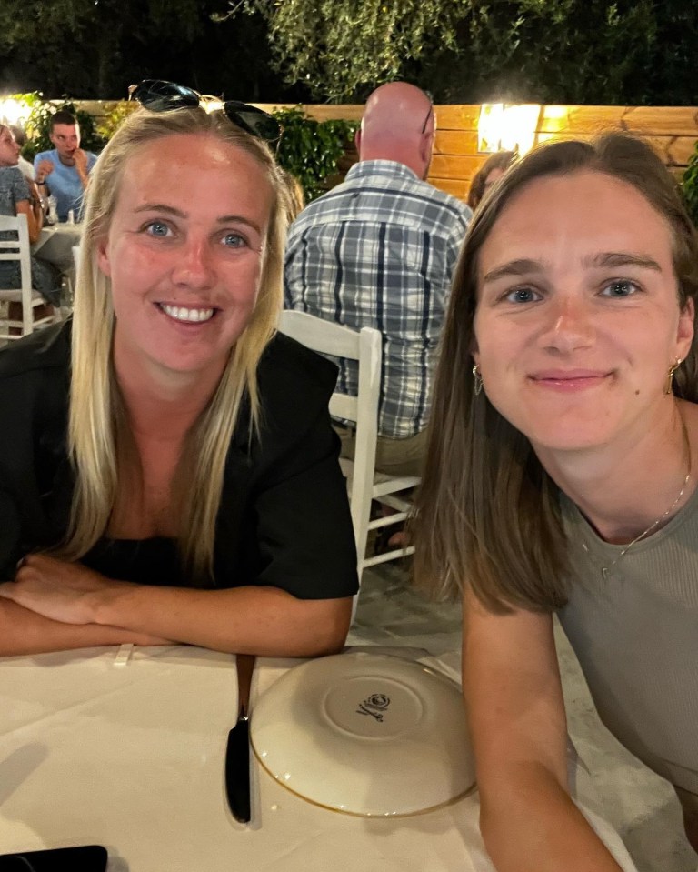 Mead and Miedema went on holiday together