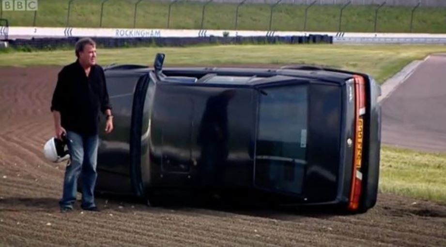 Jeremy Clarkson managed to flip his car in one episode, but emerged completely unscathed - although he has had numerous injuries over the years