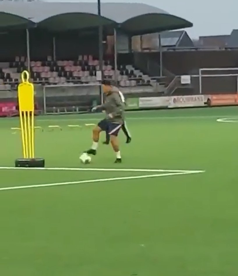 Sancho has been training alone in Holland