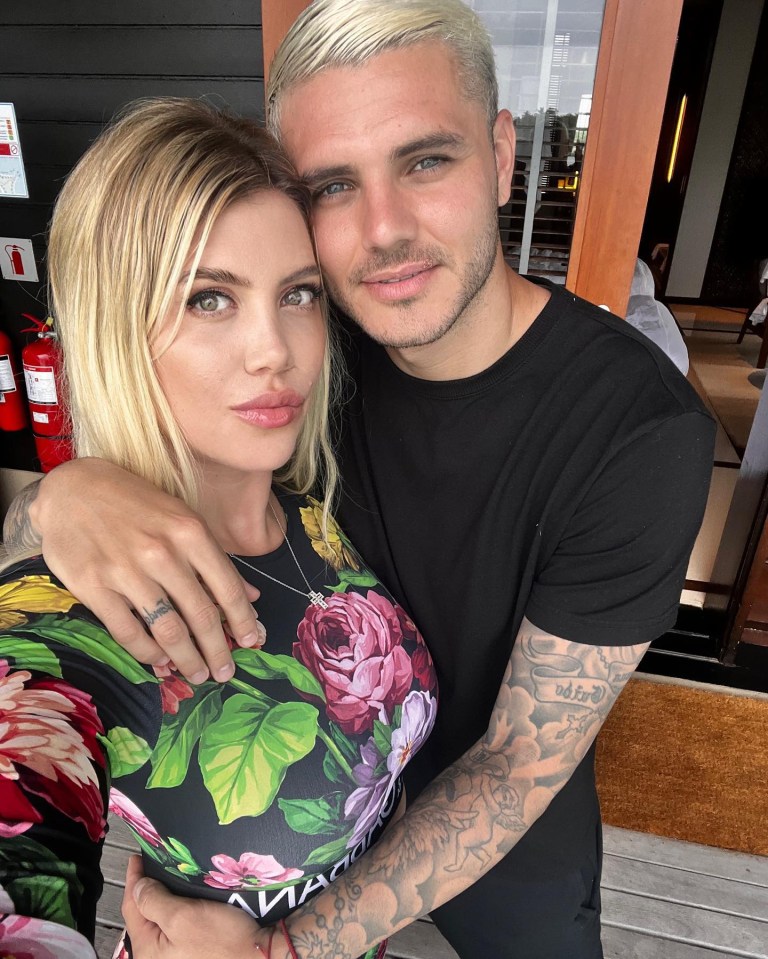 Wanda Nara and Mauro Icardi went to the Maldives together last month