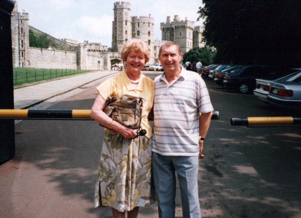 Irma, pictured with Hepple, wrote her will and died before the abuse came to light