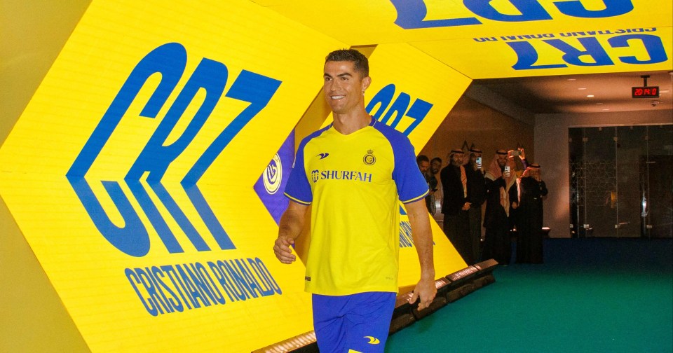 Cristiano Ronaldo was unveiled by Al Nassr at the beginning of January