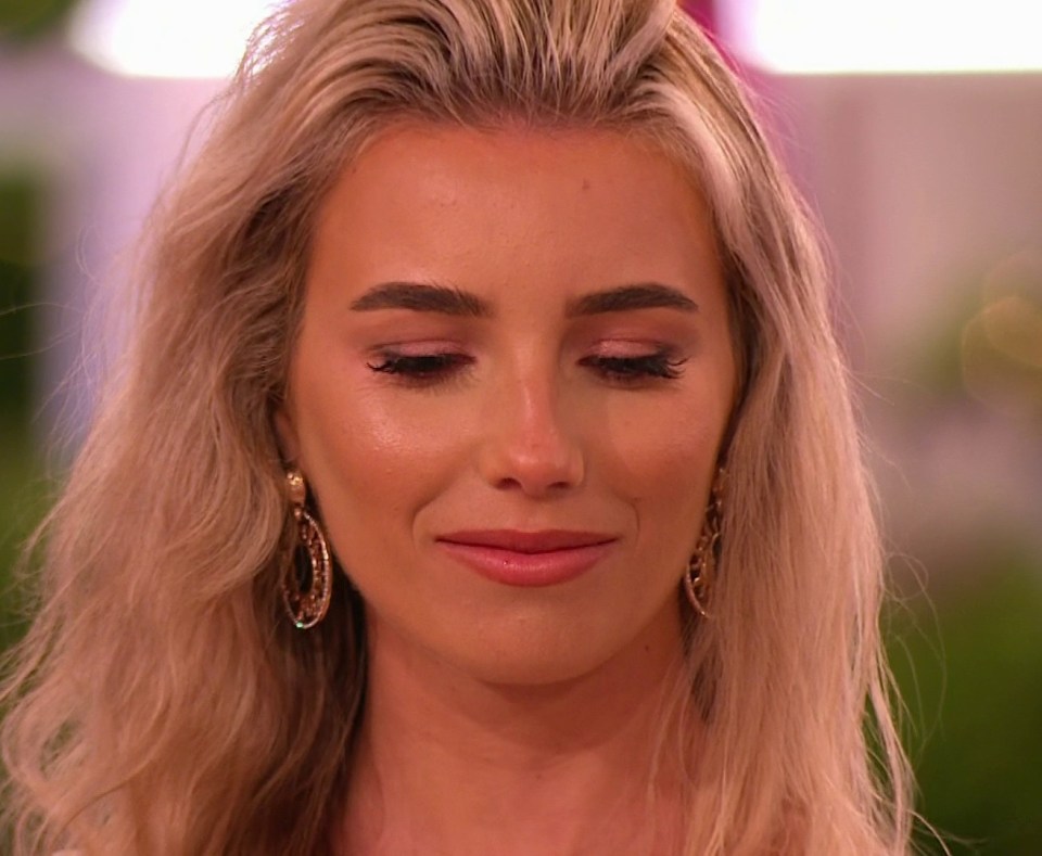 Love Island's Lana Jenkins was left fighting back tears tonight