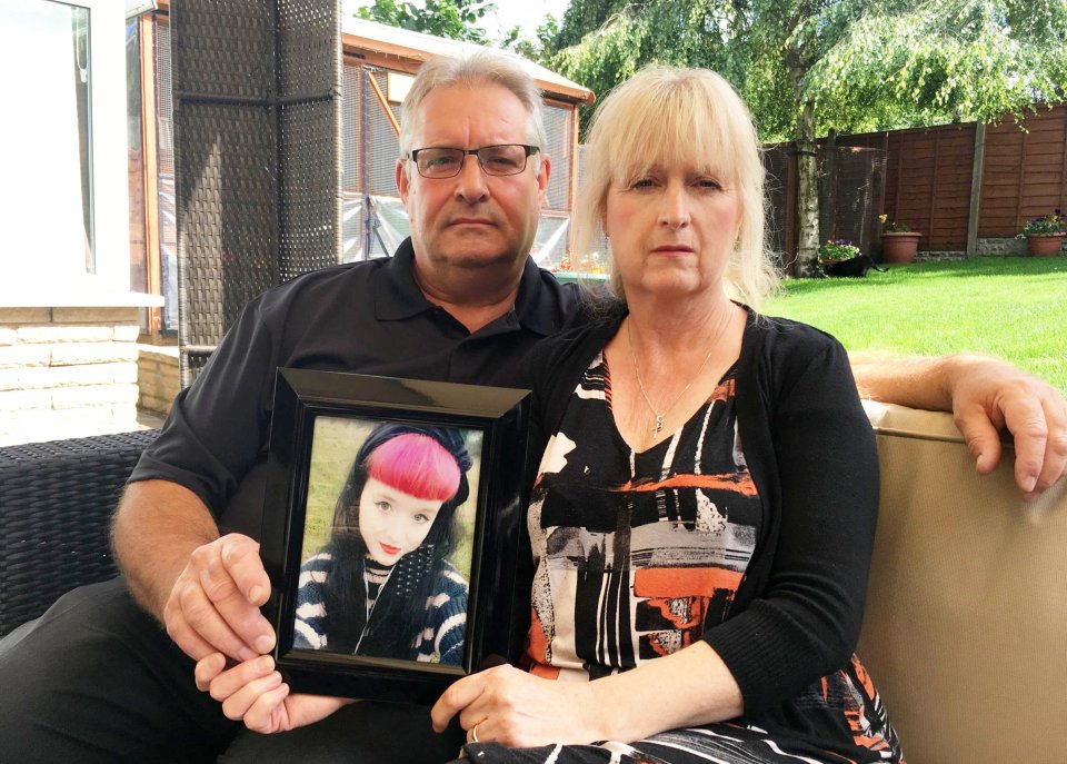 Her parents Doug and Carole Shipsey described their daughter as 'precious'