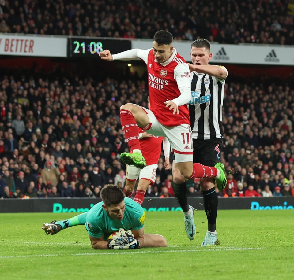 Arsenal were left frustrated after being held by Newcastle