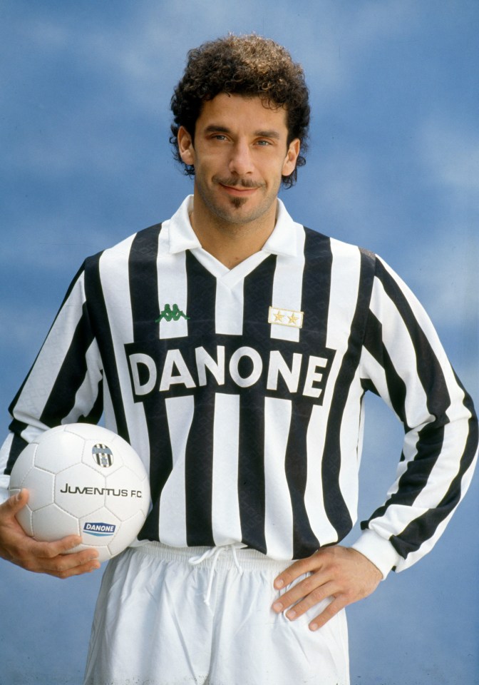 Vialli’s joined his third side Juventus in 1992