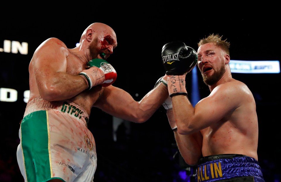 Wallin fought Tyson Fury in 2019 and seriously threatened the Gypsy King