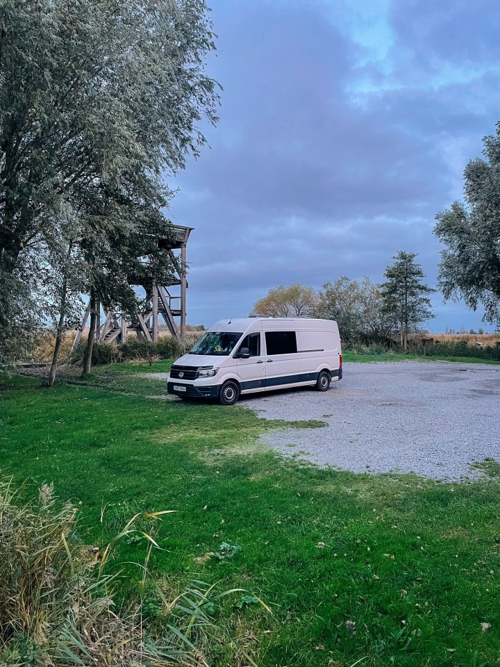 The VW LWB Crafter camper cost £24,500