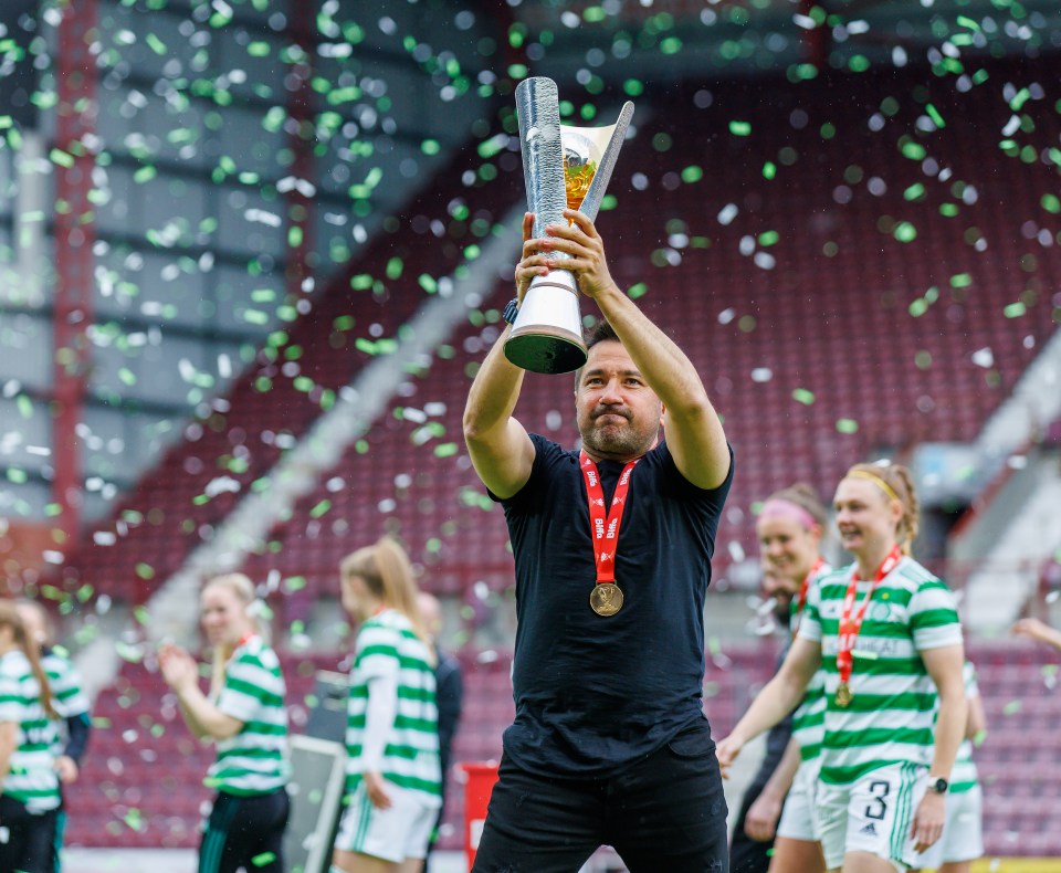 Alonso's Celtic side are hoping to win the Scottish Women's Premier League title for the first time in their club's history