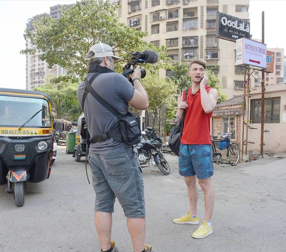 The star filming in India before getting his lead Bollywood role