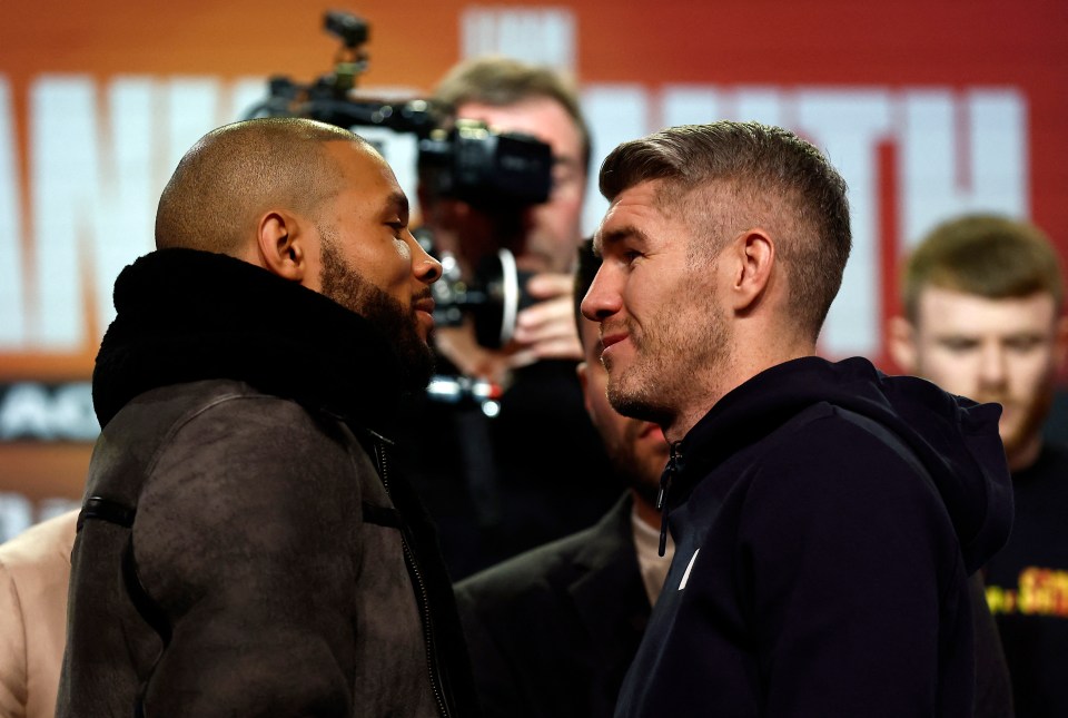 Chris Eubank Jr and Liam Smith were involved in a heated press conference on Thursday