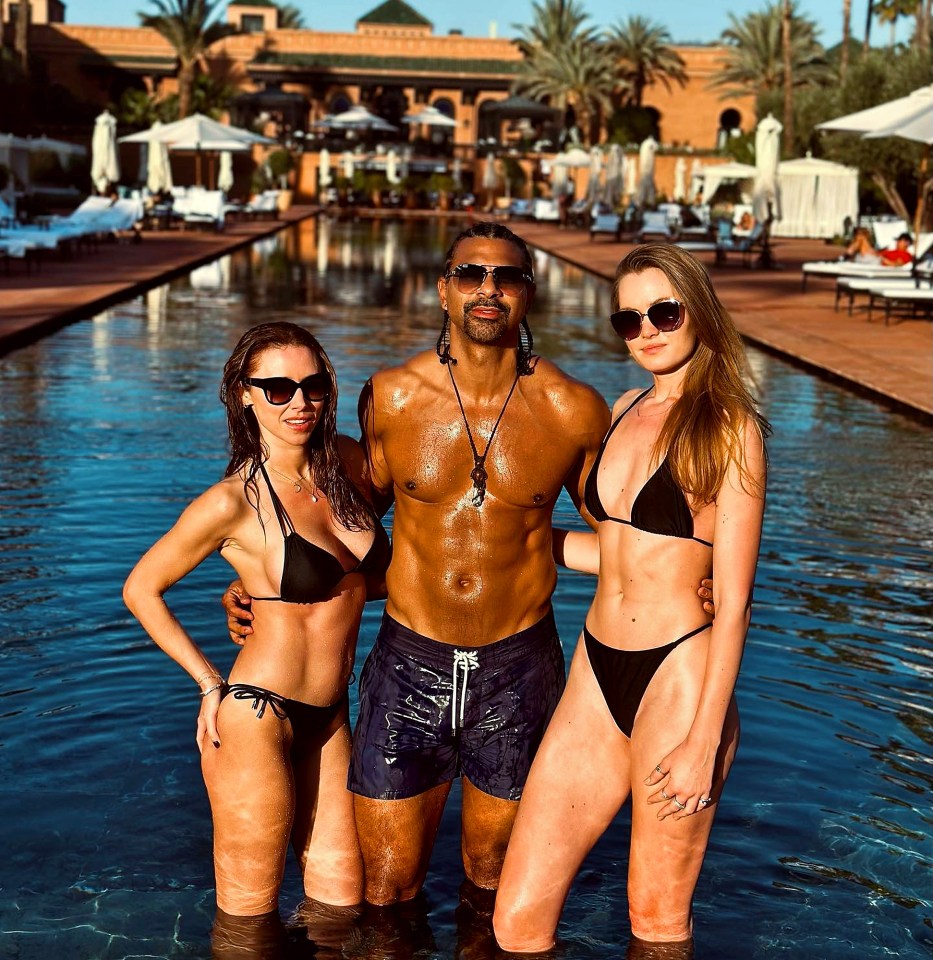 David Haye addressed his ‘throuple with Una Healy and girlfriend Sian Osborne