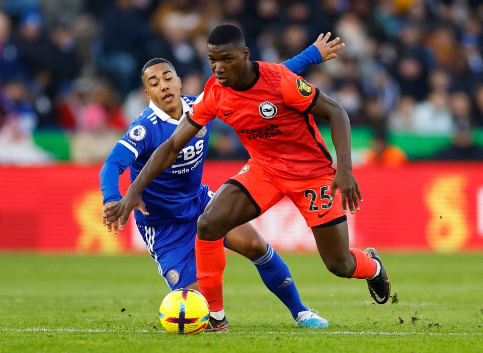 Liverpool are battling Arsenal and Chelsea to sign Brighton's Moises Caicedo