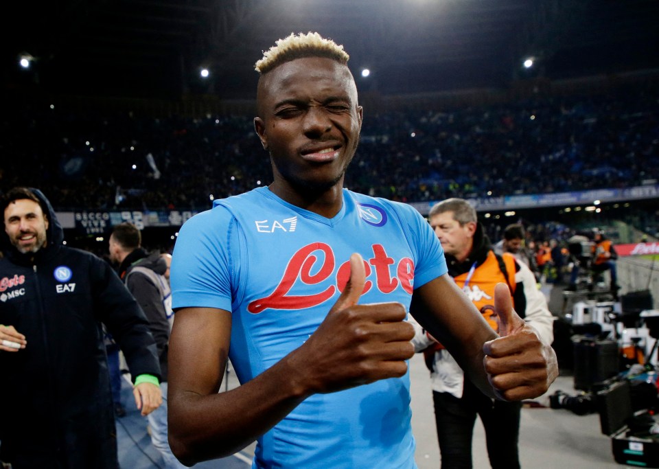 Victor Osimhen was in fine form as Napoli thrased Juventus