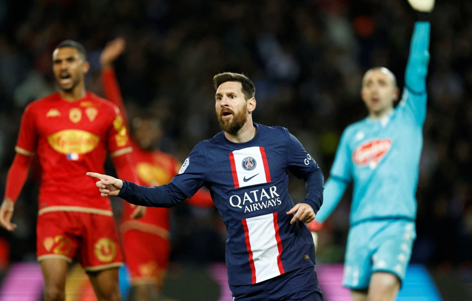 Lionel Messi marked his return to club action with a goal