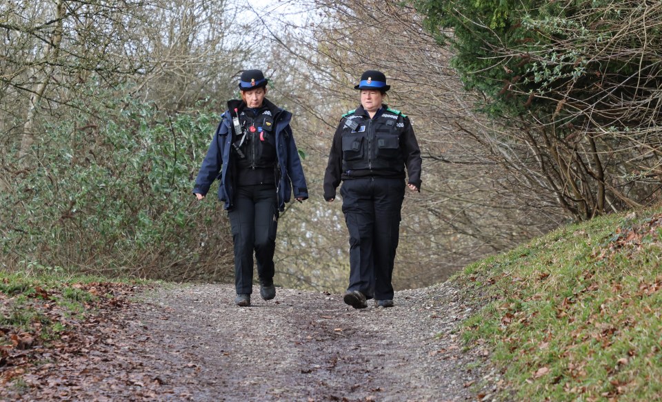 Cops were on patrol after the attack