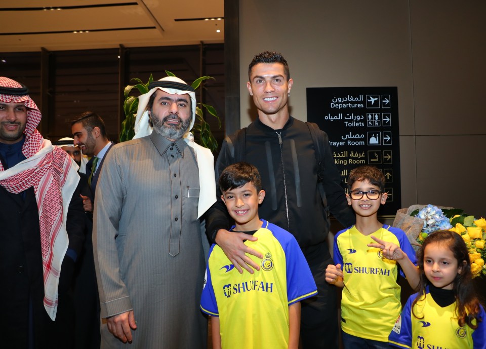 He was greeted by some of the clubs fans