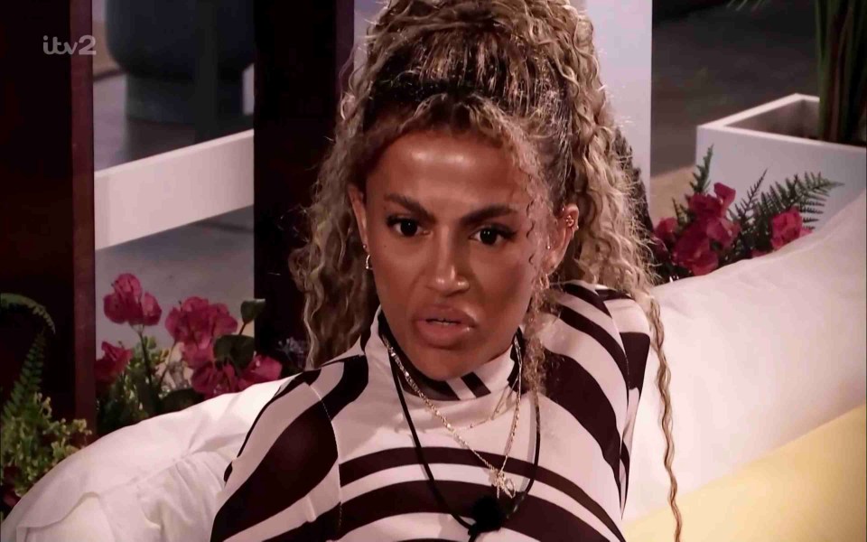 Love Island’s Olivia and Zara clash during tonight’s episode