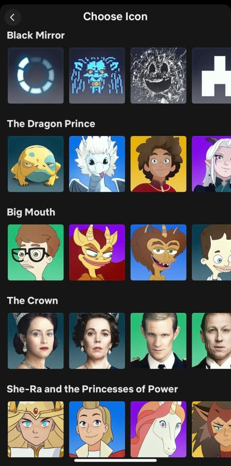 Users can now choose profile icons from even more of their favourite shows, including Squid Game, Sex Education, The Witcher and The Crown