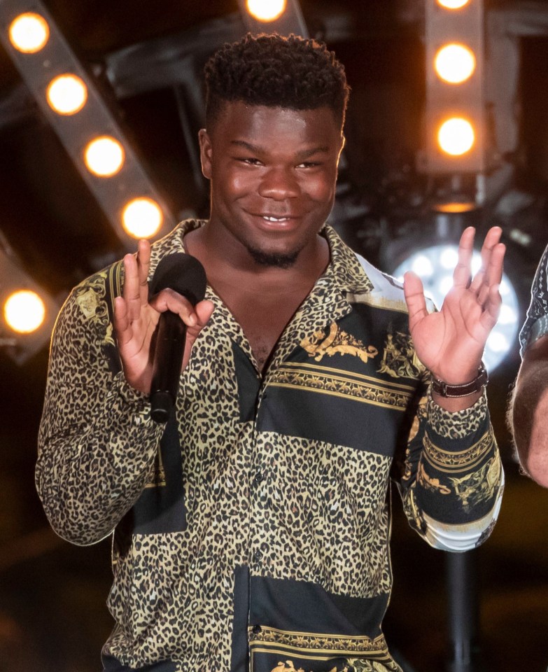 Levi pictured during his X Factor appearance