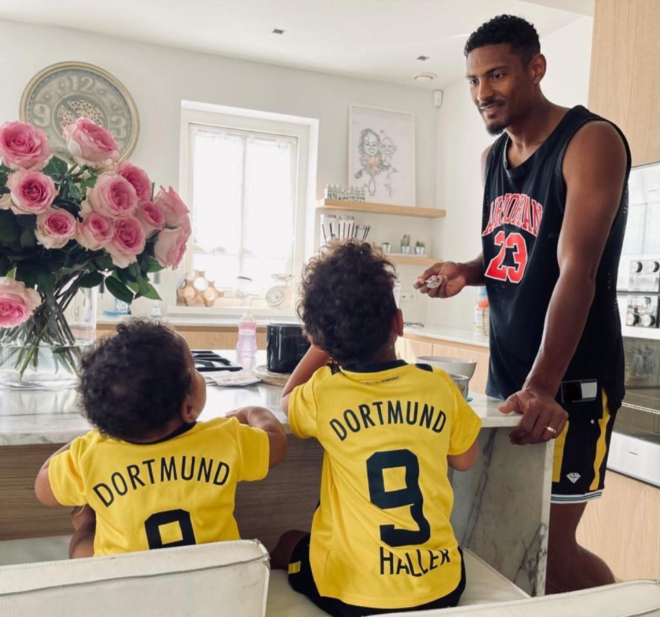 Sebastien Haller opened up on telling his kids about his cancer