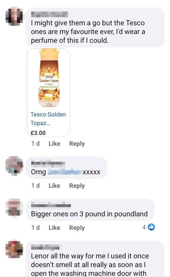 Not all Facebook users were convinced the Aldi version was a dupe