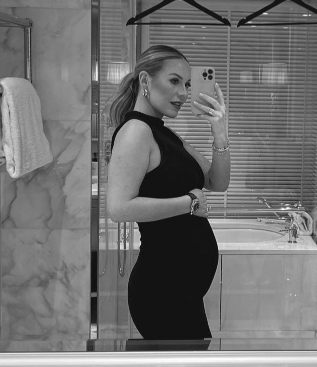 Kate Ferdinand showed off her baby bump in a new post