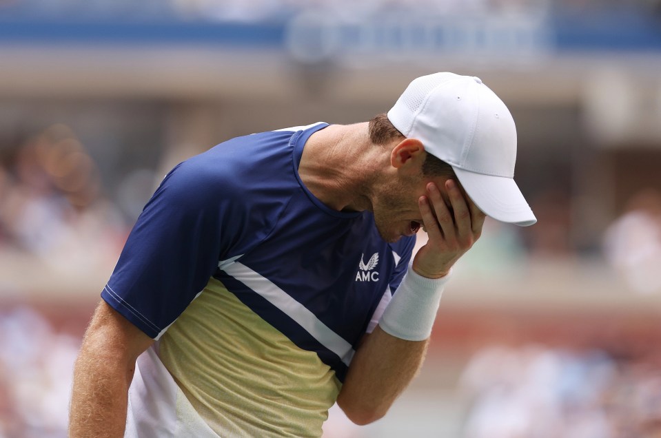 Andy Murray was in an angry state when he was beaten by Matteo Berrettini at the US Open last September