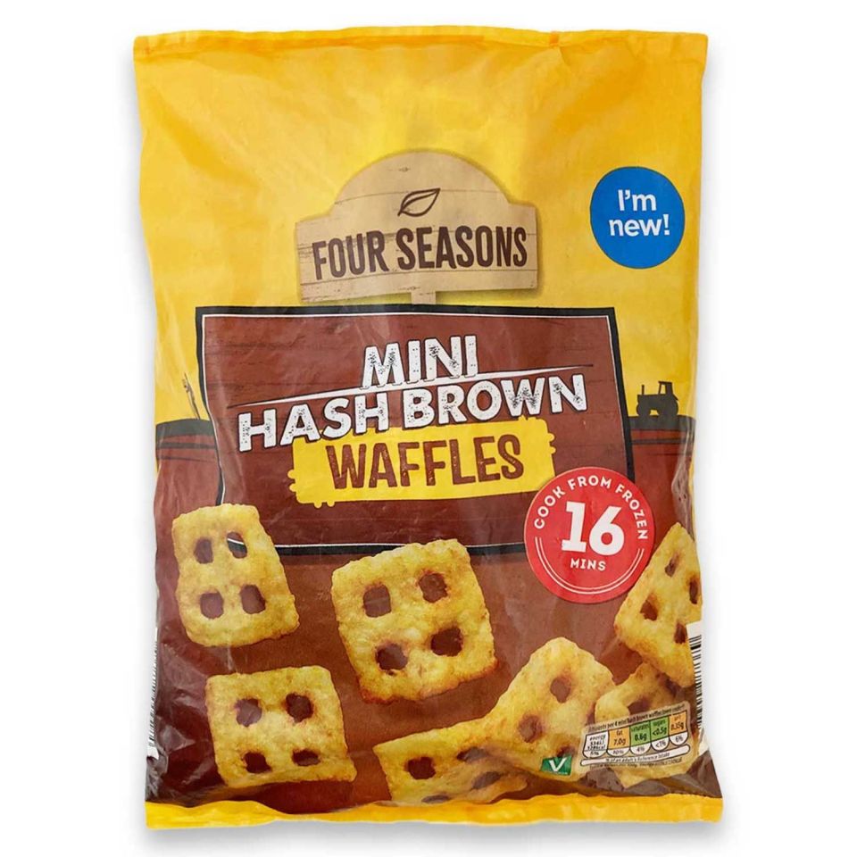 Aldi has produced its own version of the potato waffles. Image credit: Aldi