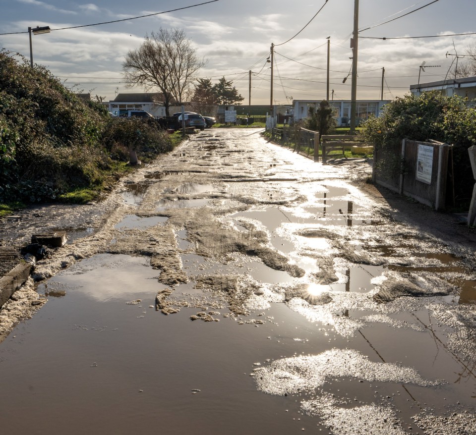 Customers from three neighbouring caravan sites can no longer get to the pub so trade has dropped by 40 percent