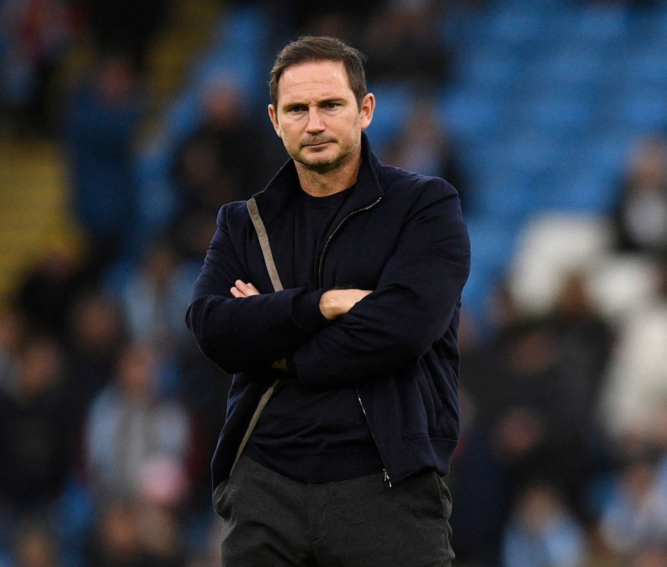 Lampard was sacked after his Everton team won just one game in 14