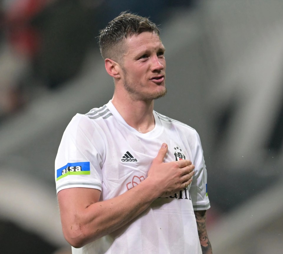 Wout Weghorst appeared to bid farewell to Besiktas, where he plays on loan