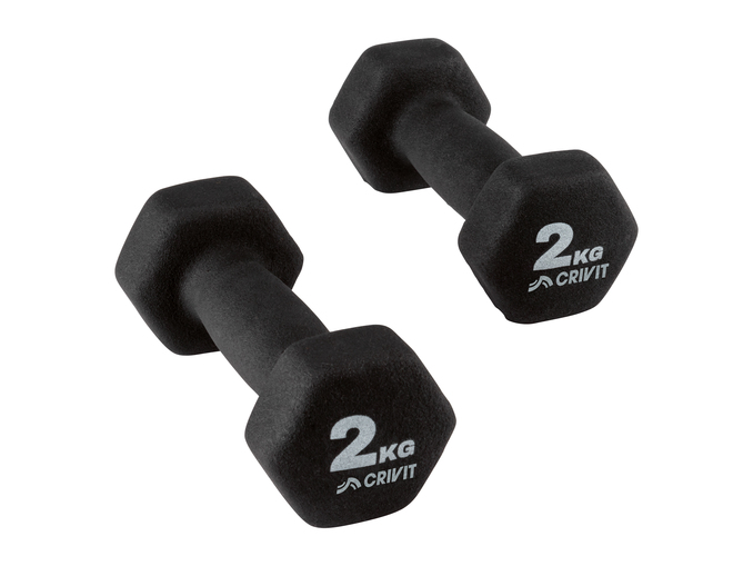 Grab this this set of dumbbells for £7.99 at Lidl