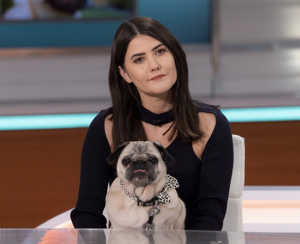 Aimee Vivian appeared on Good Morning Britain with her pug Eva