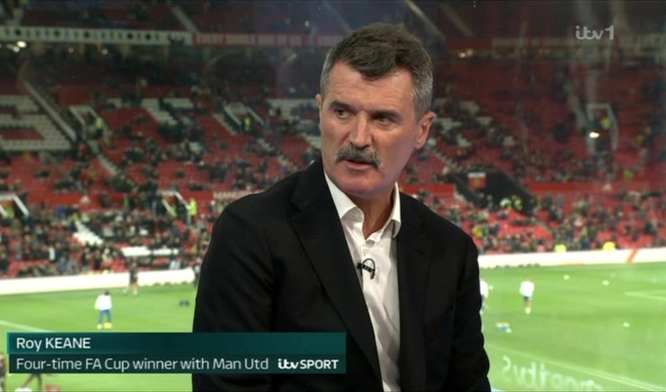 Roy Keane showed off a new look ahead of the FA Cup third round