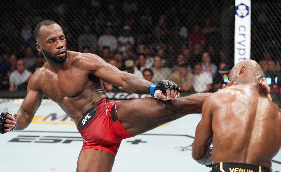 Edwards ended Usman's reign as welterweight king with a stunning head kick KO last August