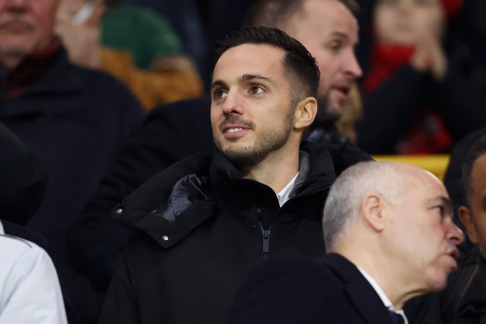 Sarabia watched his new teammates from the stands at Molineux