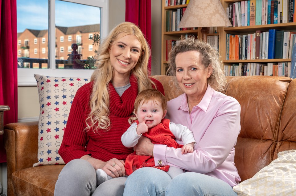 New mum Lucy turned to her own mum Alexandra to help out in the cost of living crisis