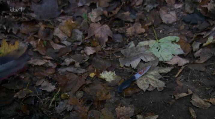 She even swiped the knife used to stab Jacob, which belonged to her