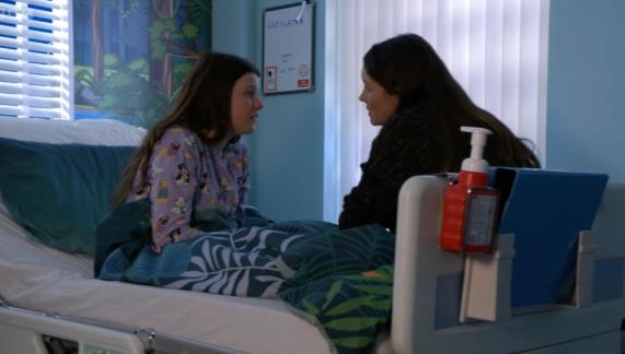 The 12-year-old girl found out she was expecting a baby during last night's episode