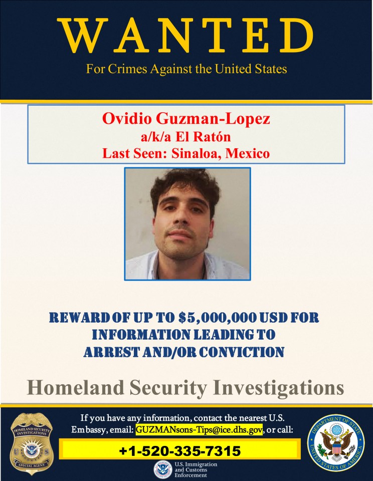 Ovidio Guzman Lopez is the son of  notorious Mexican drug lord El Chapo