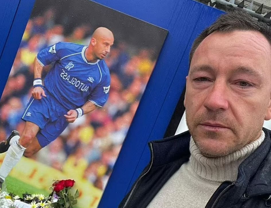 The former England man was brought to tears by Vialli’s death