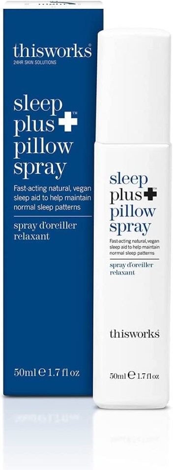 This pillow spray is meant to calm the mind and body, reducing sleep anxiety