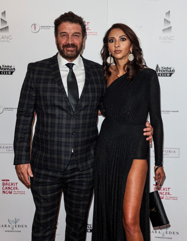 Nick Knowles and partner Katie Dadzie were guests at the glittering do