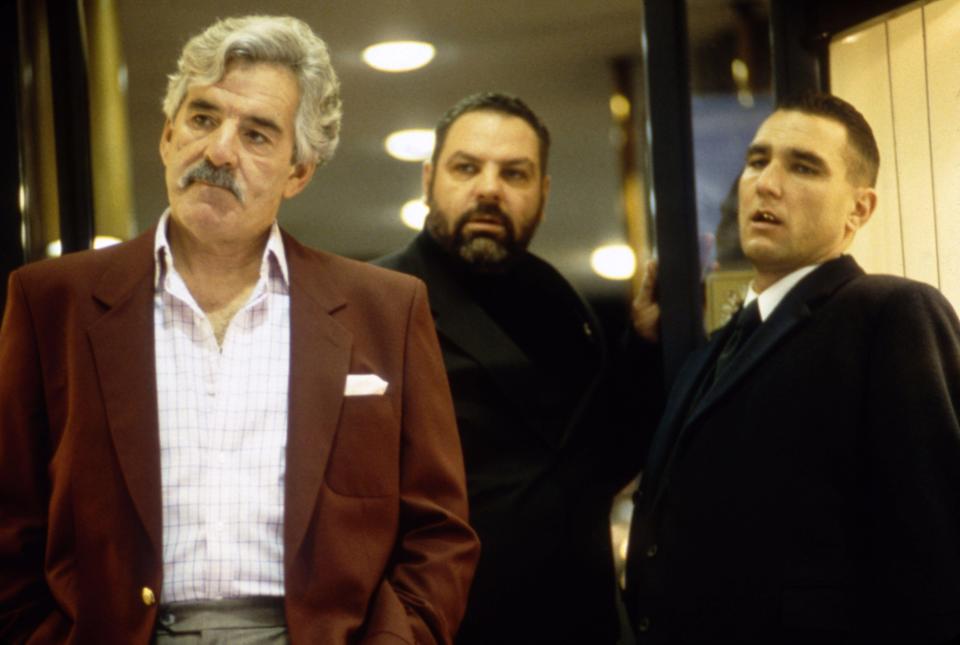 Vinnie Jones, right, later appeared in Guy Ritchie's Snatch